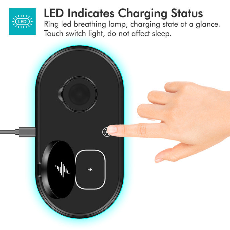 Magsafe 3 In 1 Wireless Charger For Apple iPhone 12 Mobile Phone Wireless Charging Magnetic Suction Wireless Charger