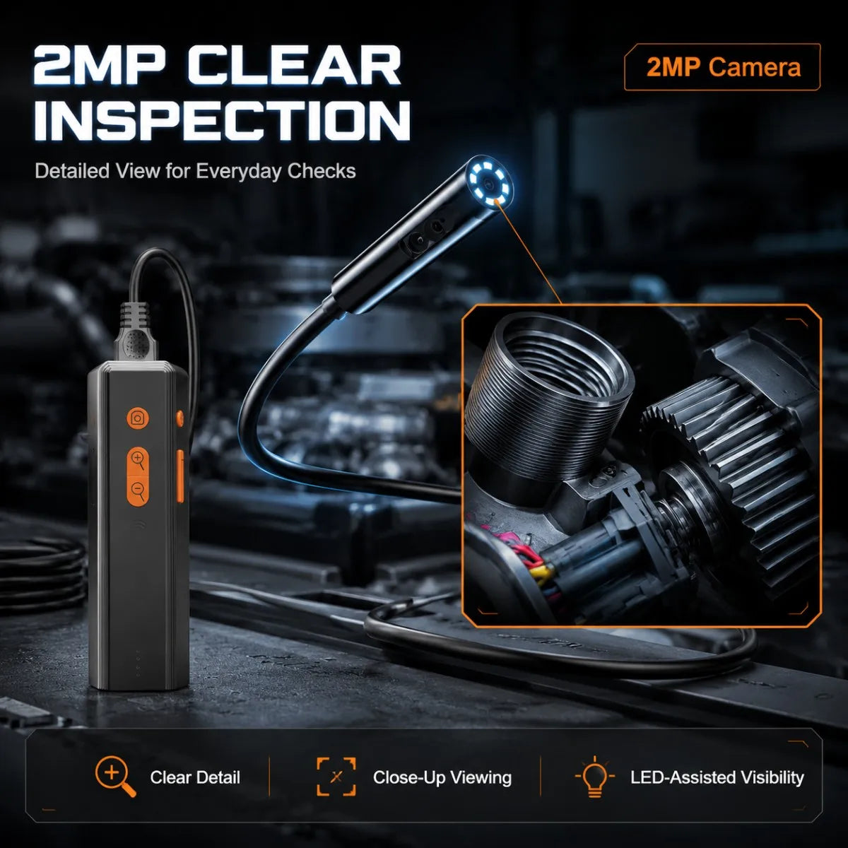 Caméra d’inspection C43 – Câble 1 m, plusieurs versions