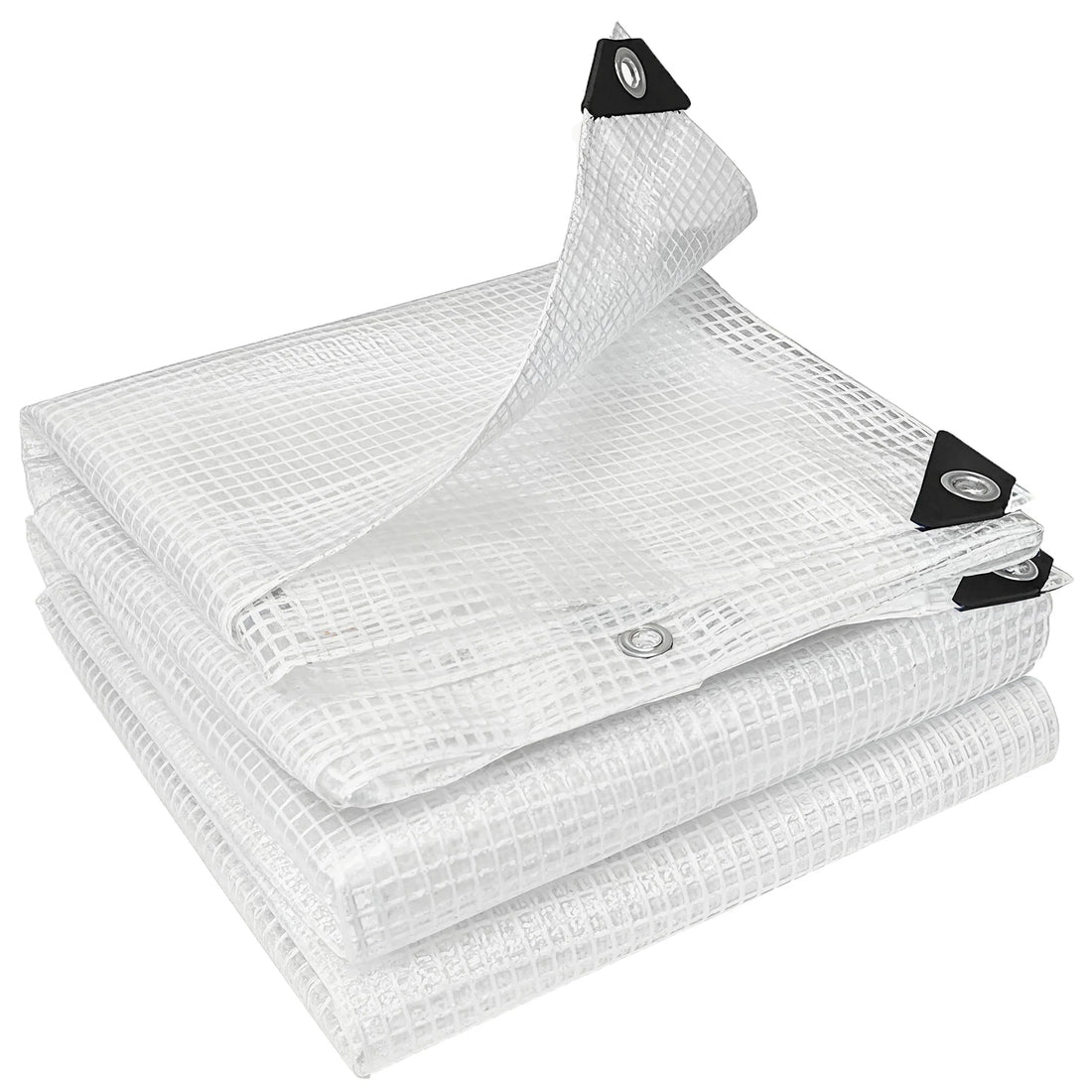 Bâche imperméable blanche Outsunny 6 × 4 m, 140 g/m² - APPRO-DISTRI