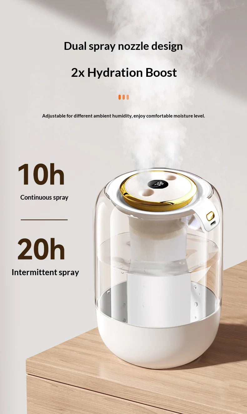 Humidificateur d’air blanc à brume fine – 5 W