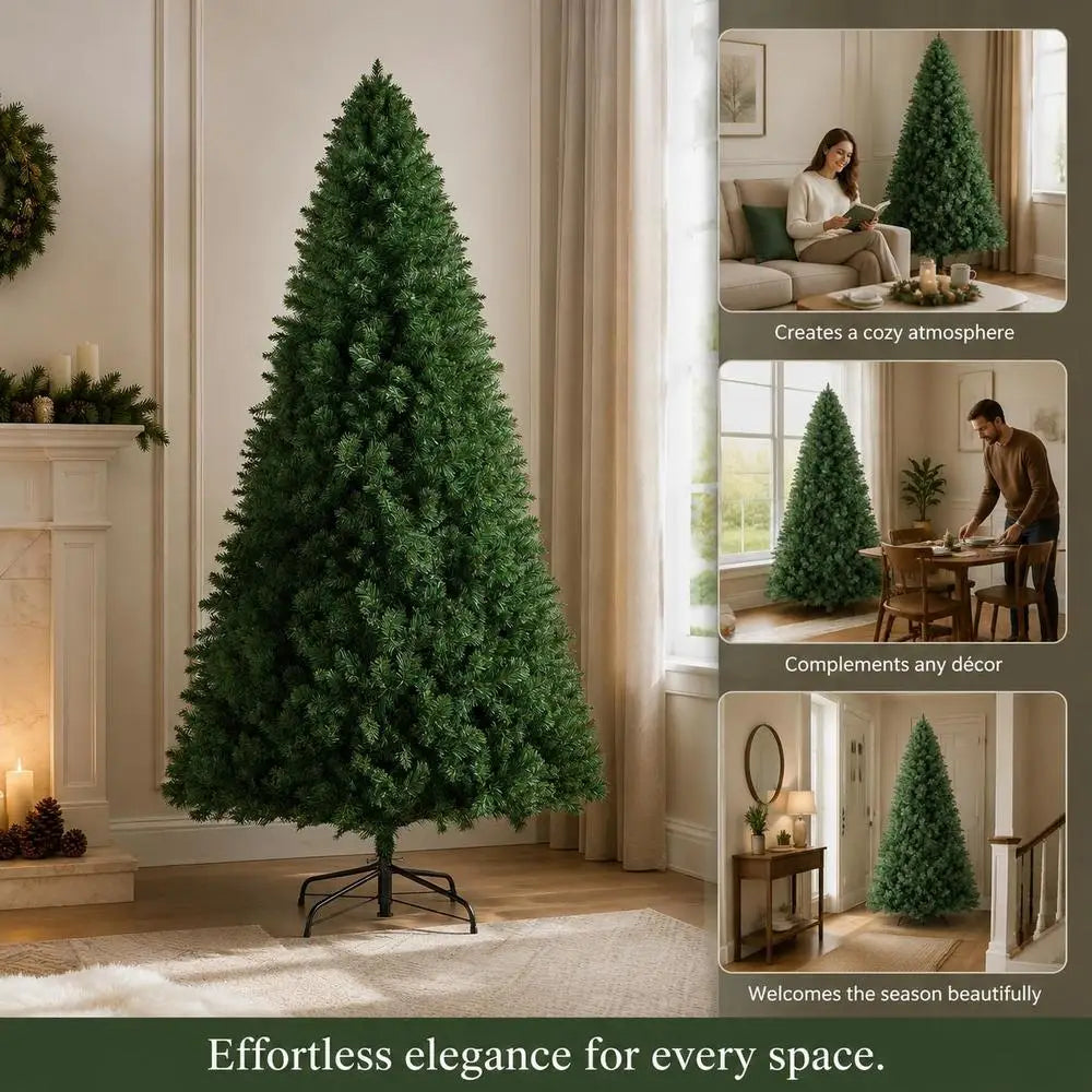 Sapin de Noël artificiel 220 cm – 1 346 pointes et pied métal - APPRO-DISTRI