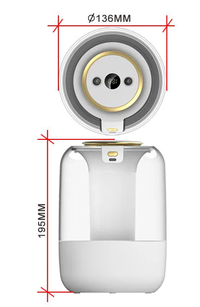 Humidificateur d’air blanc à brume fine – 5 W