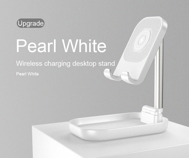 Wireless Charger Folding Telescopic Mobile Desktop Stand Portable Storage Wireless Fast Charging Stand Gift