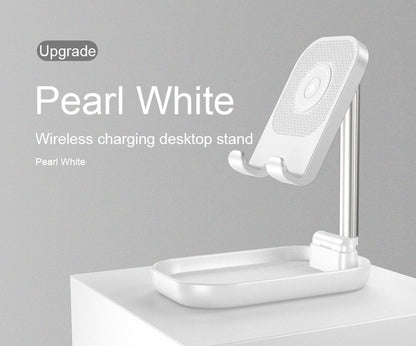 Wireless Charger Folding Telescopic Mobile Desktop Stand Portable Storage Wireless Fast Charging Stand Gift