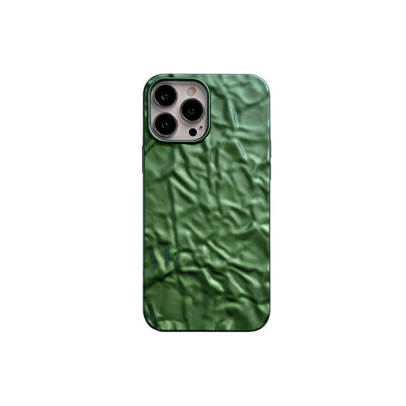Coque motif origami métallisé pour iPhone et Huawei