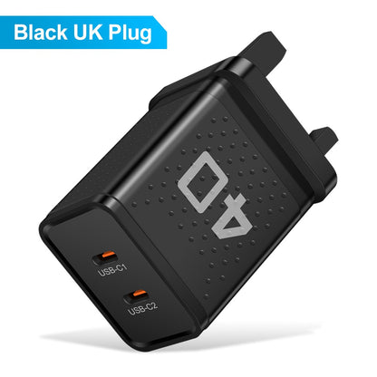 Charging Head Travel Charging Head Dual PD Fast Charging Phone Charger
