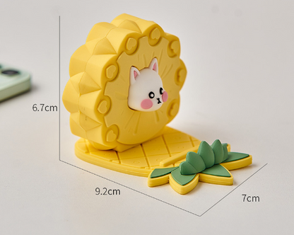 Cartoon Cute Fruit Decoration Office Desktop Workstation Decoration Recommended Creative Mobile Phone Holder for Girls
