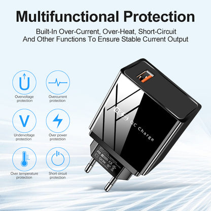 Chargeur secteur rapide 20 W pour téléphone