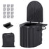 Toilettes portables pliantes avec couvercle pour le camping et les voyages - APPRO-DISTRI