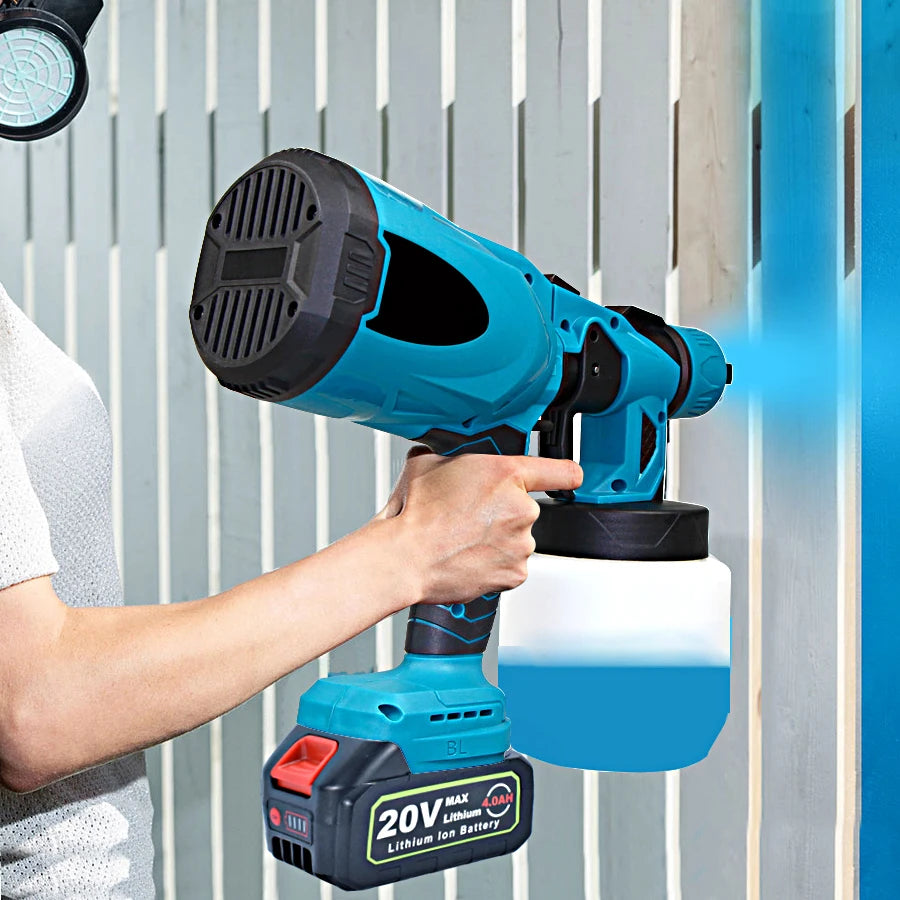 Pulvérisateur de peinture sans fil 800 ml, batterie 18 V