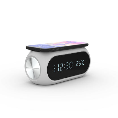 Chargeur sans fil 15 W avec horloge, réveil et thermomètre