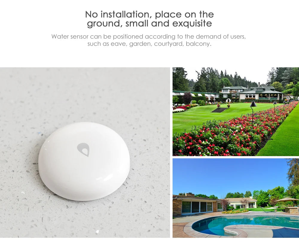 Détecteur de fuite d’eau Aqara Zigbee – Lots de 3 ou 4