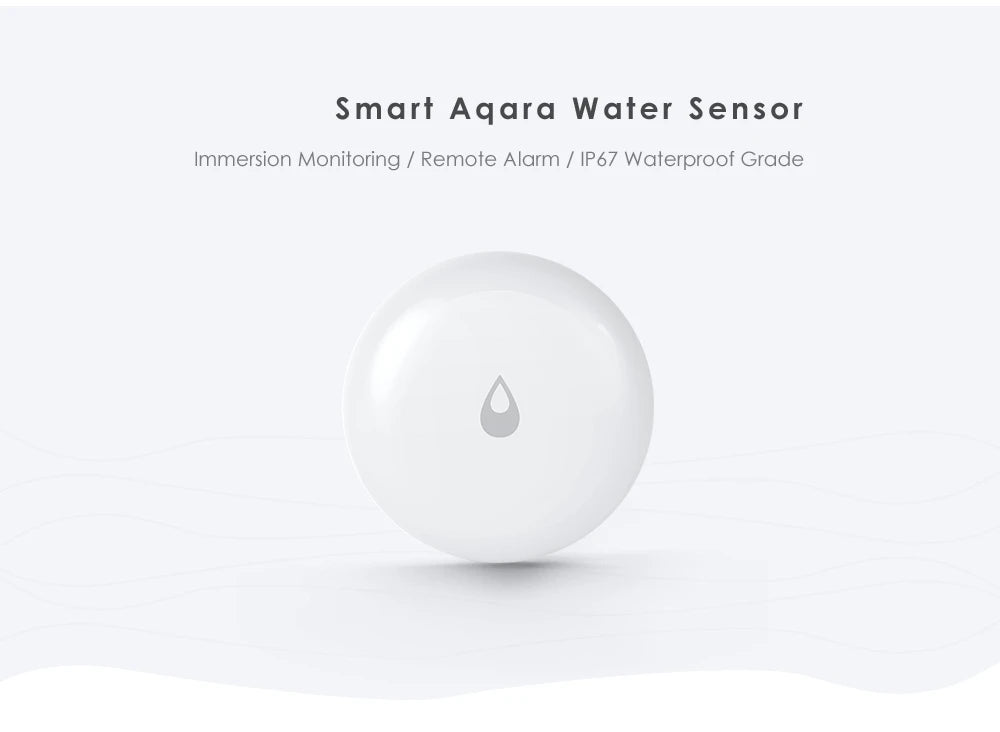 Détecteur de fuite d’eau Aqara Zigbee – Lots de 3 ou 4