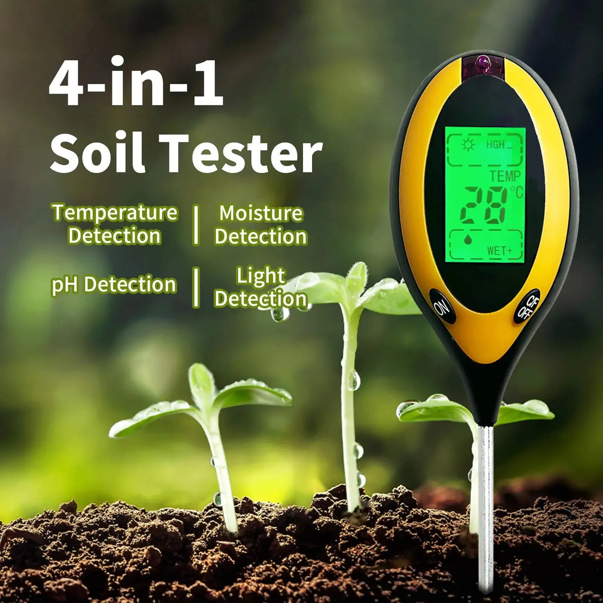 Testeur de sol pour jardin – pH et humidité - APPRO-DISTRI