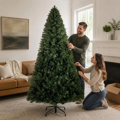 Sapin de Noël artificiel 220 cm – 1 346 pointes et pied métal - APPRO-DISTRI