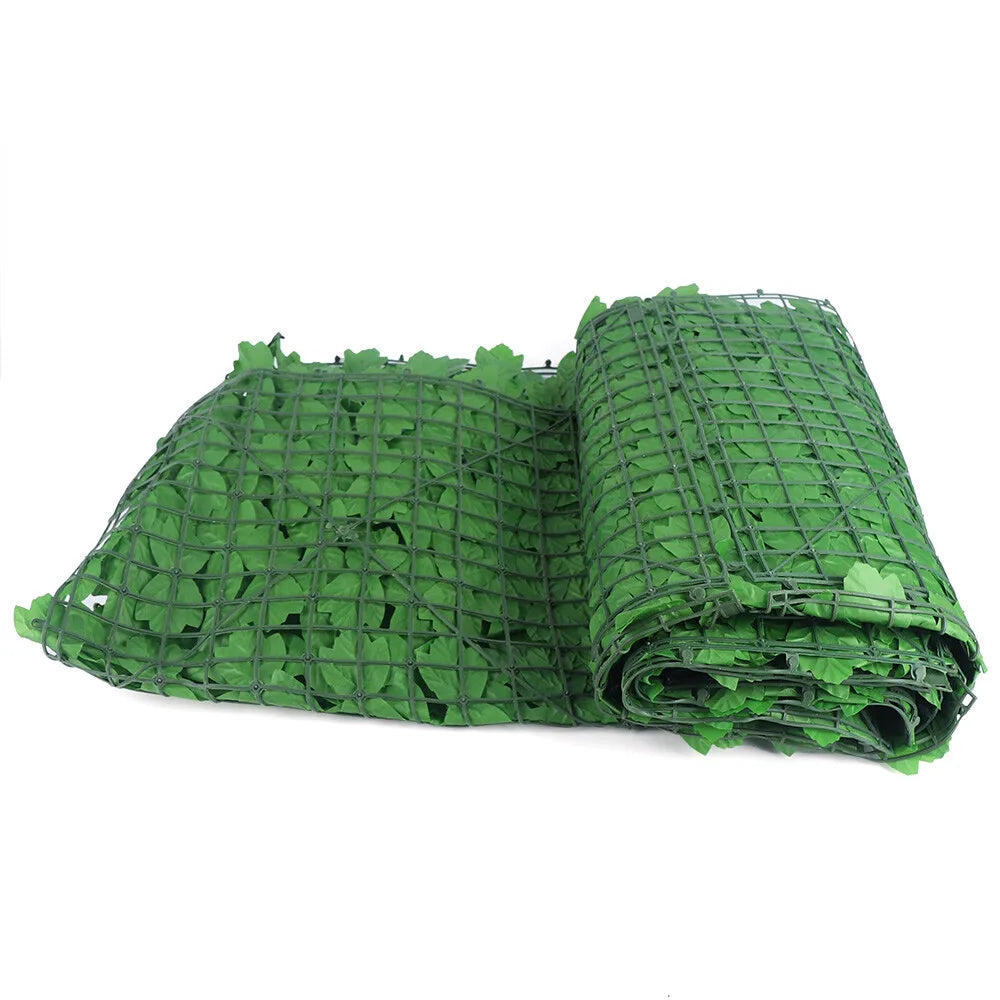 Brise-vue artificiel feuilles d’érable 3 × 1 m – vert - APPRO-DISTRI