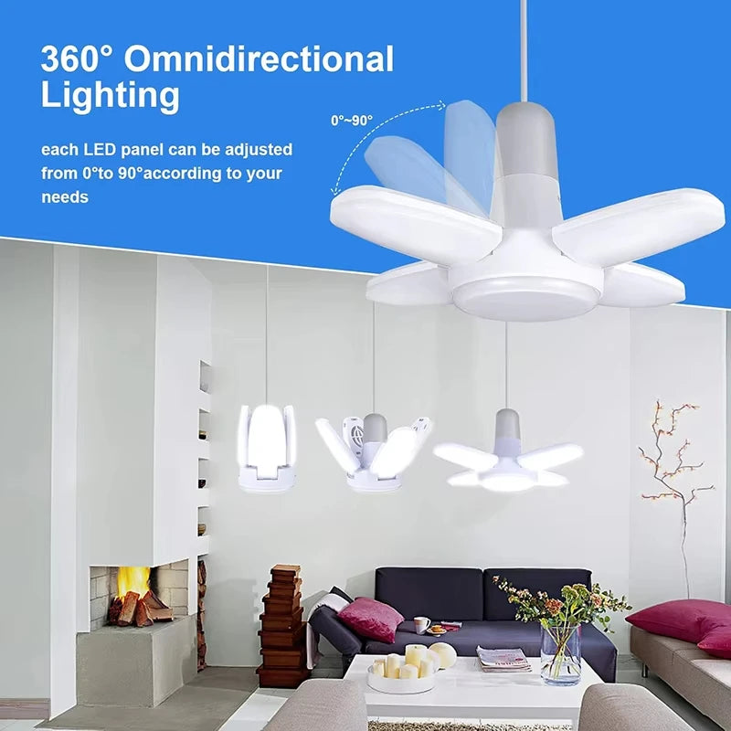 Ampoule LED pliable E27 28 W – Blanc froid