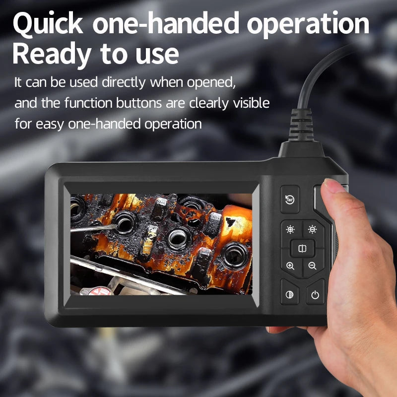 Caméra d’inspection HD810 1080p avec écran 4,3 pouces