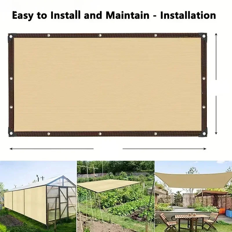 Filet d’ombrage en PEHD pour jardin, terrasse et serre - APPRO-DISTRI