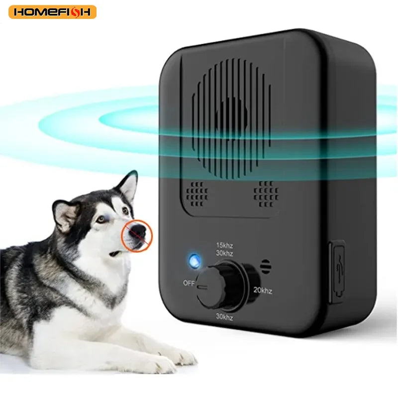 Dispositif anti-aboiement à ultrasons pour chien