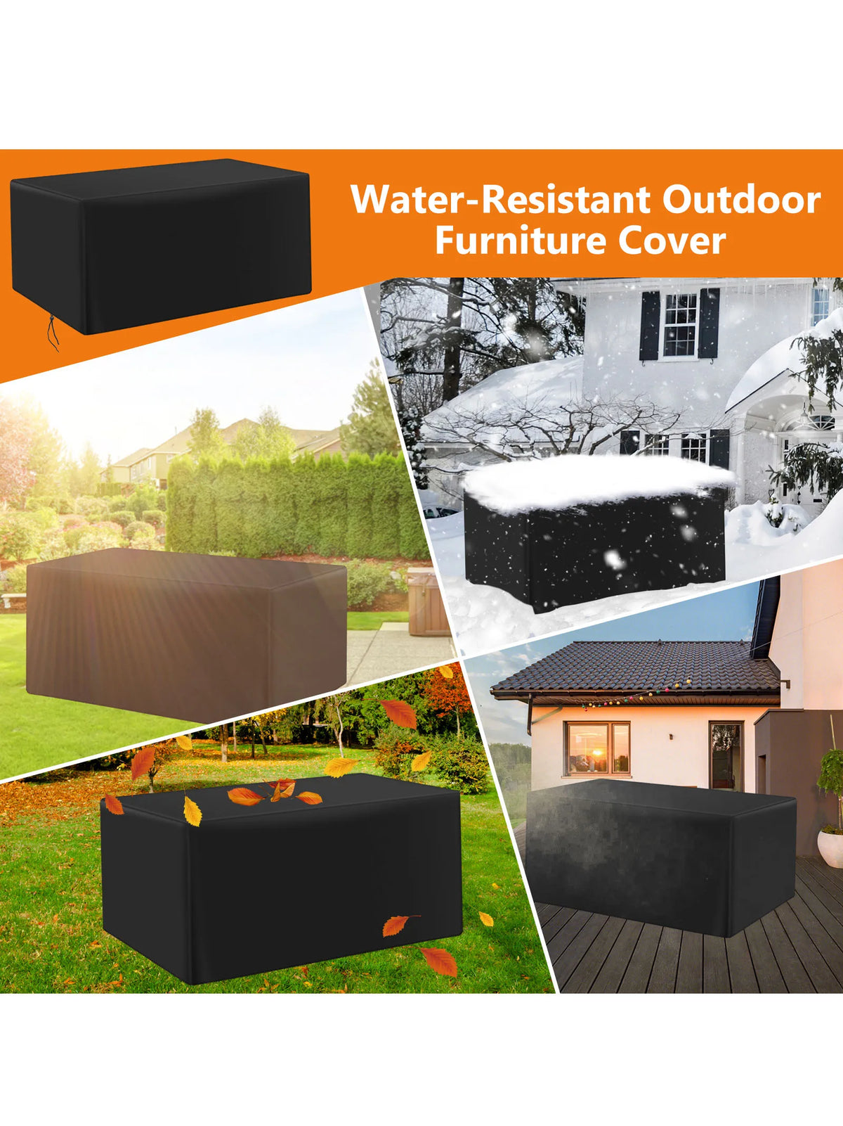 Housse imperméable pour mobilier de jardin – plusieurs tailles - APPRO-DISTRI