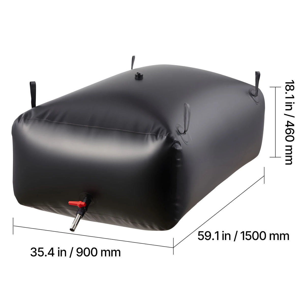 Réservoir d’eau souple pliable SucceBuy, de 113 à 1 000 L - APPRO-DISTRI