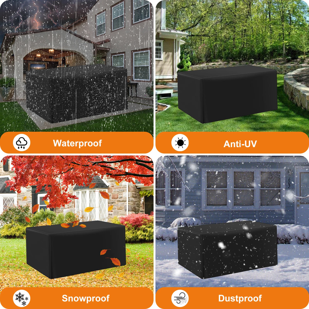Housse imperméable pour mobilier de jardin – plusieurs tailles - APPRO-DISTRI
