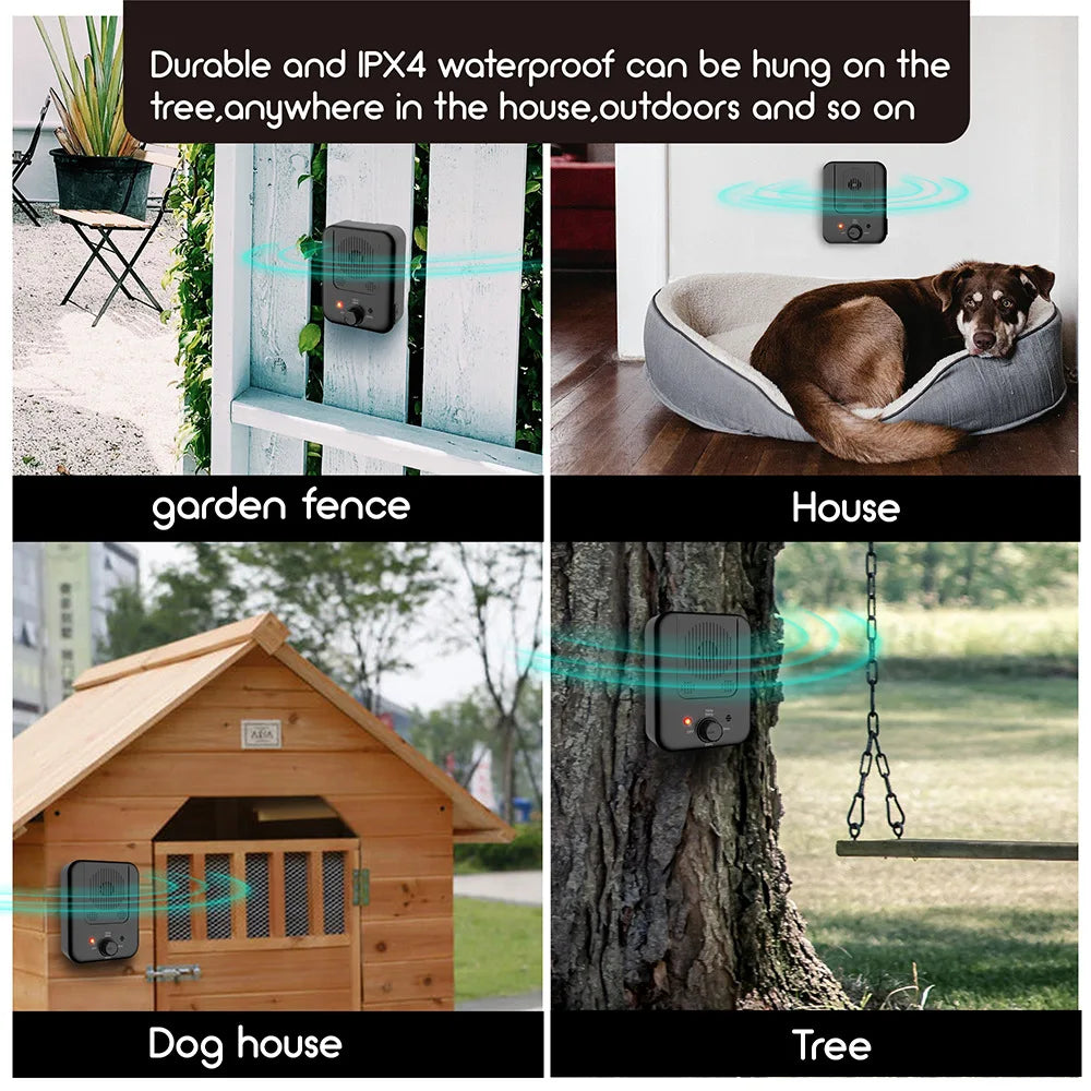 Dispositif anti-aboiement à ultrasons pour chien