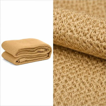 Tapis de camping respirant 3 × 6 m en PEHD – sable - APPRO-DISTRI
