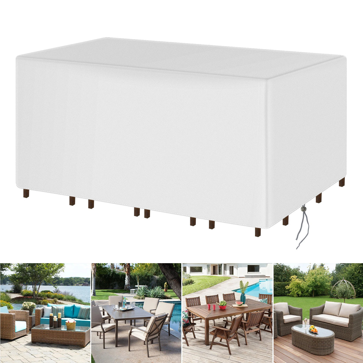 Housse imperméable pour mobilier de jardin – plusieurs tailles - APPRO-DISTRI