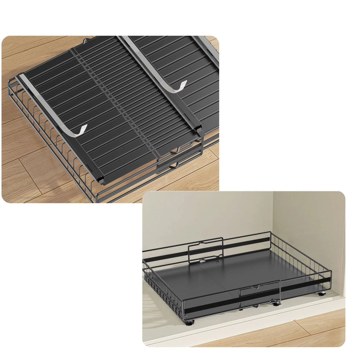 Organiseur de tiroir extensible 2 niveaux, 31 à 51 cm