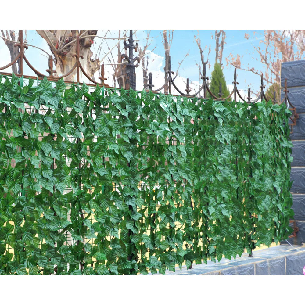 Brise-vue artificiel feuilles d’érable 3 × 1 m – vert - APPRO-DISTRI