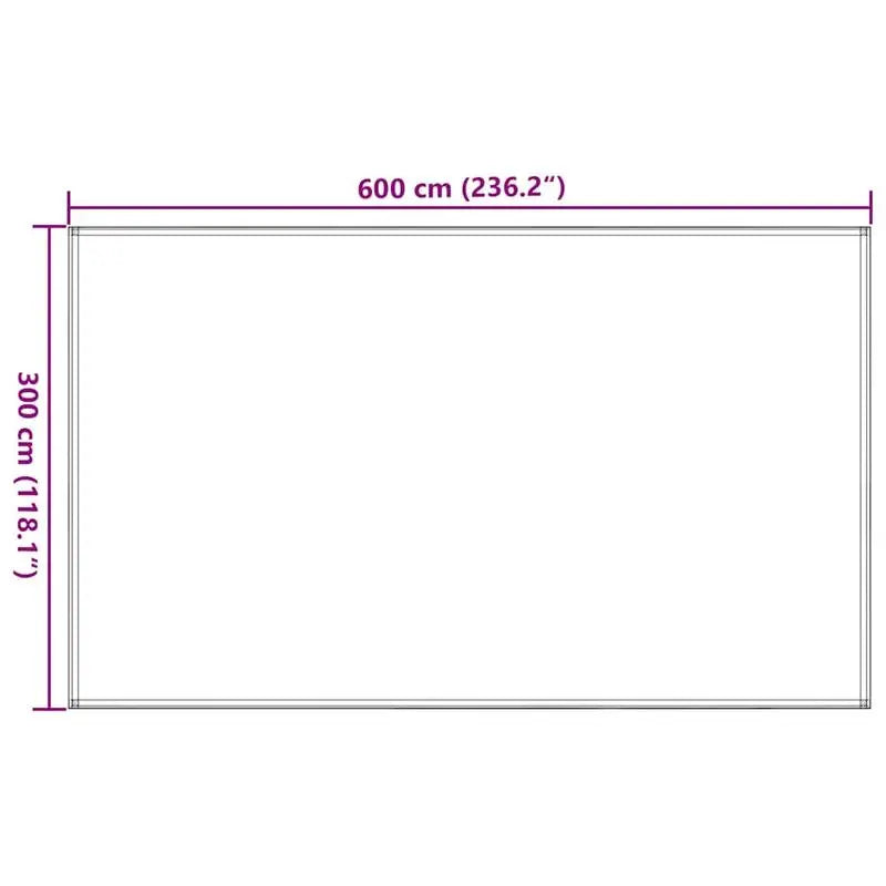 Tapis de camping respirant 3 × 6 m en PEHD – sable - APPRO-DISTRI