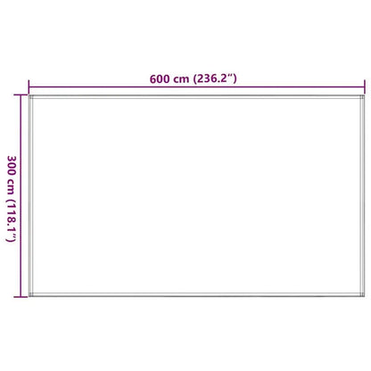Tapis de camping respirant 3 × 6 m en PEHD – sable - APPRO-DISTRI
