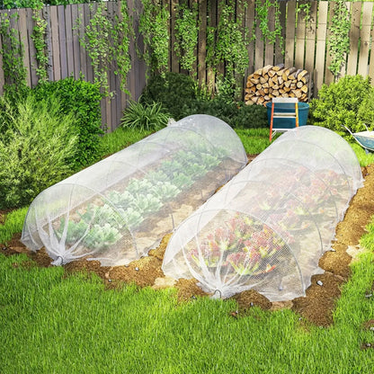 Bâche imperméable blanche Outsunny 6 × 4 m, 140 g/m² - APPRO-DISTRI