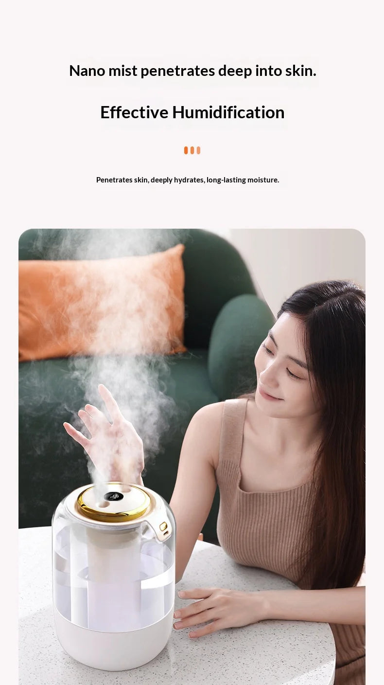 Humidificateur d’air blanc à brume fine – 5 W