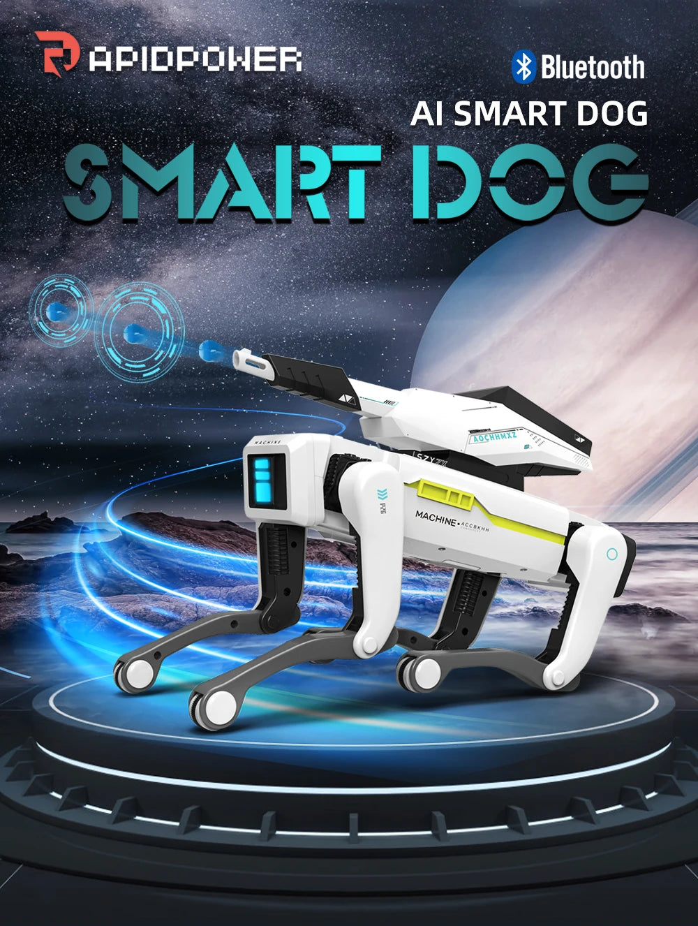 Chien robot télécommandé intelligent Teeggi