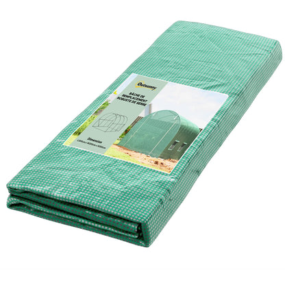 Bâche de remplacement pour serre tunnel 3 × 2 × 2 m – Outsunny - APPRO-DISTRI