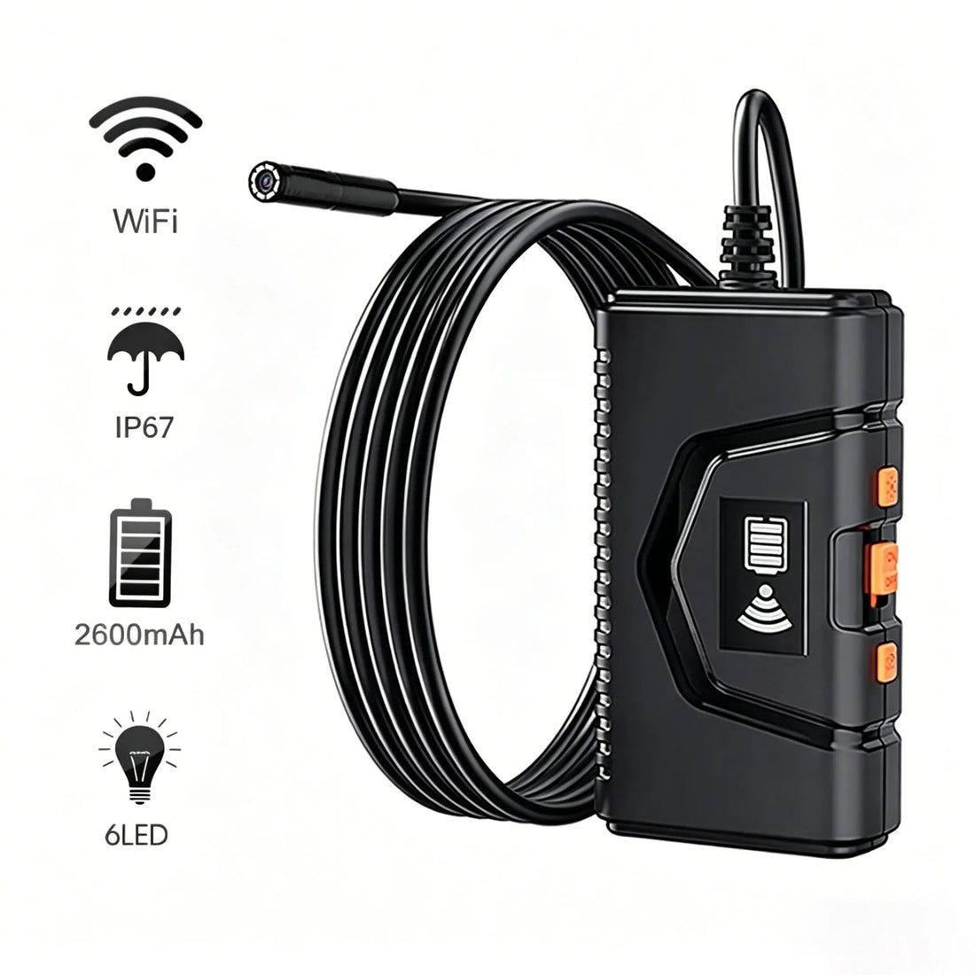 Caméra d’inspection Wi-Fi 1080p F310 – Câble 5 m
