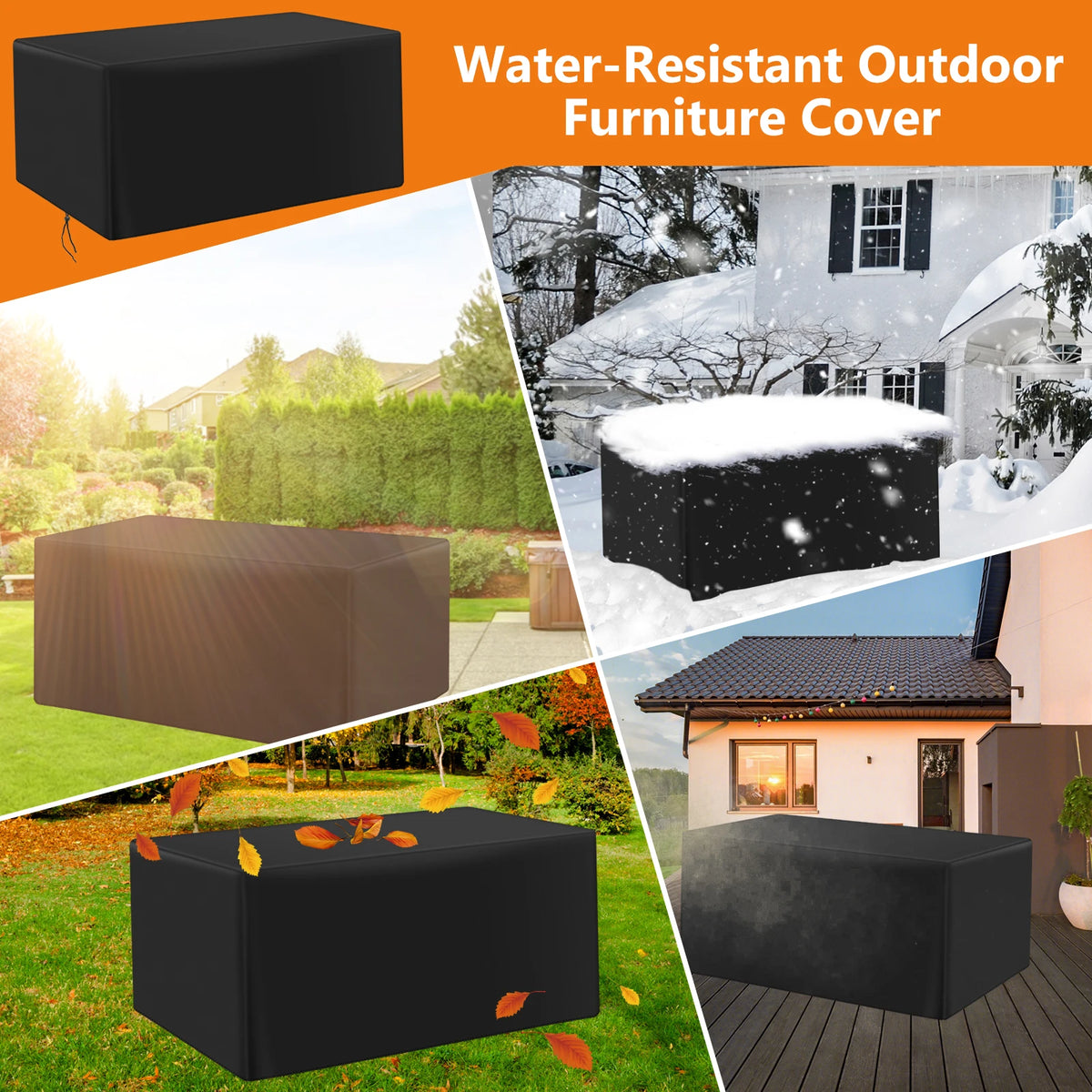Housse imperméable pour mobilier de jardin – plusieurs tailles - APPRO-DISTRI