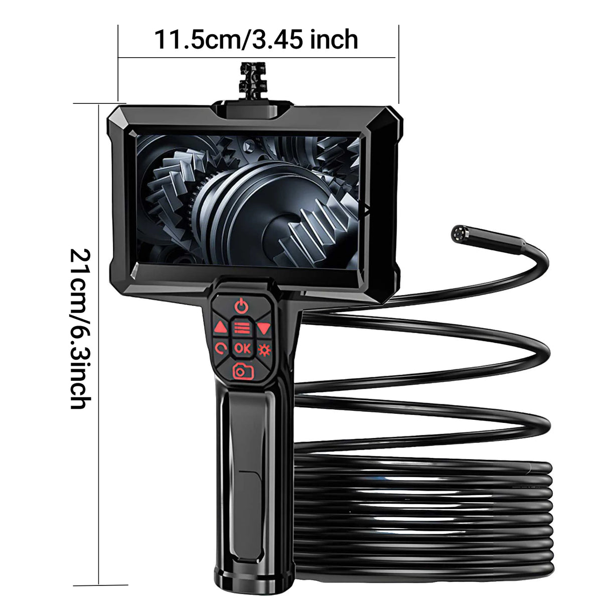 Caméra d’inspection P320 8 mm avec écran et photos/vidéos