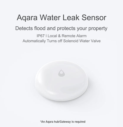 Détecteur de fuite d’eau Aqara Zigbee – Lots de 3 ou 4