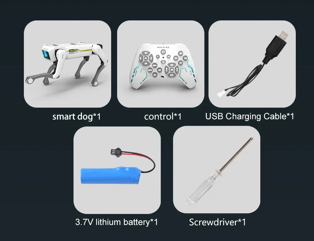 Chien robot télécommandé intelligent Teeggi