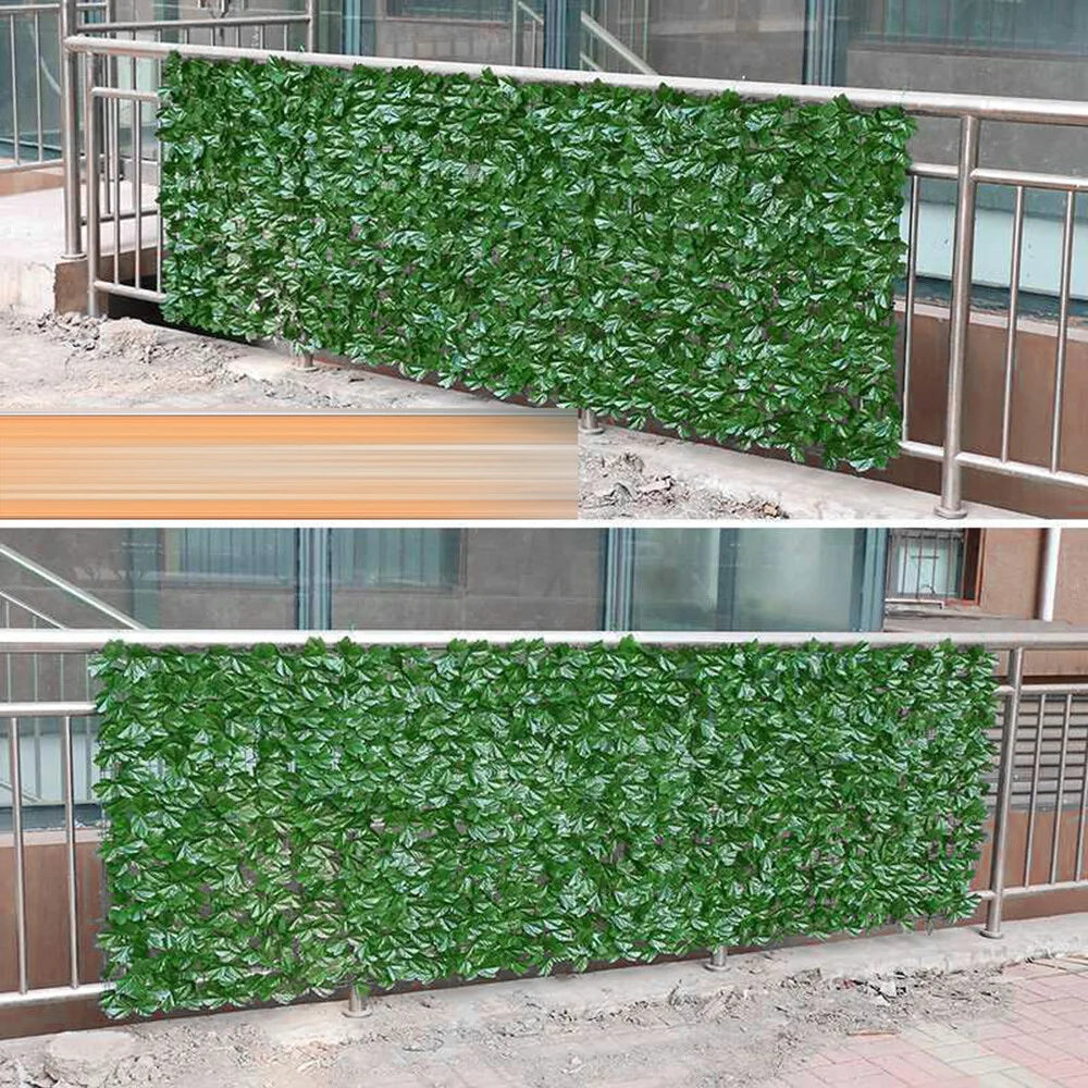Brise-vue artificiel feuilles d’érable 3 × 1 m – vert - APPRO-DISTRI