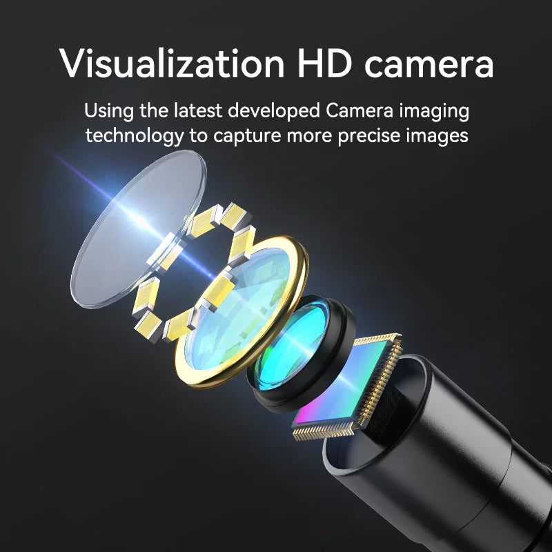 Caméra d’inspection HD810 1080p avec écran 4,3 pouces