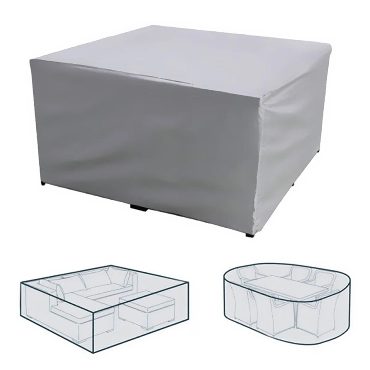 Housse imperméable pour mobilier de jardin – plusieurs tailles - APPRO-DISTRI