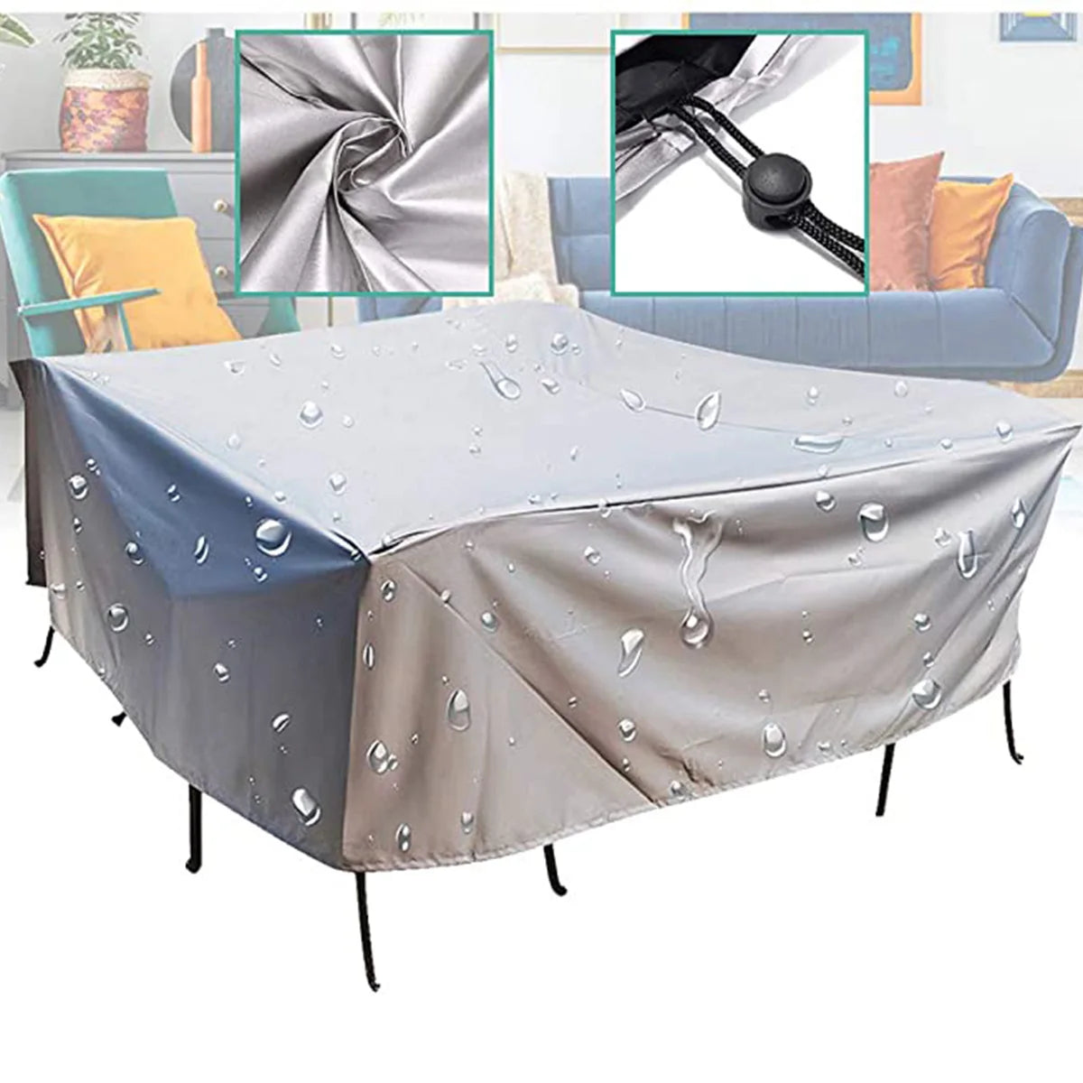 Housse imperméable pour mobilier de jardin – plusieurs tailles - APPRO-DISTRI