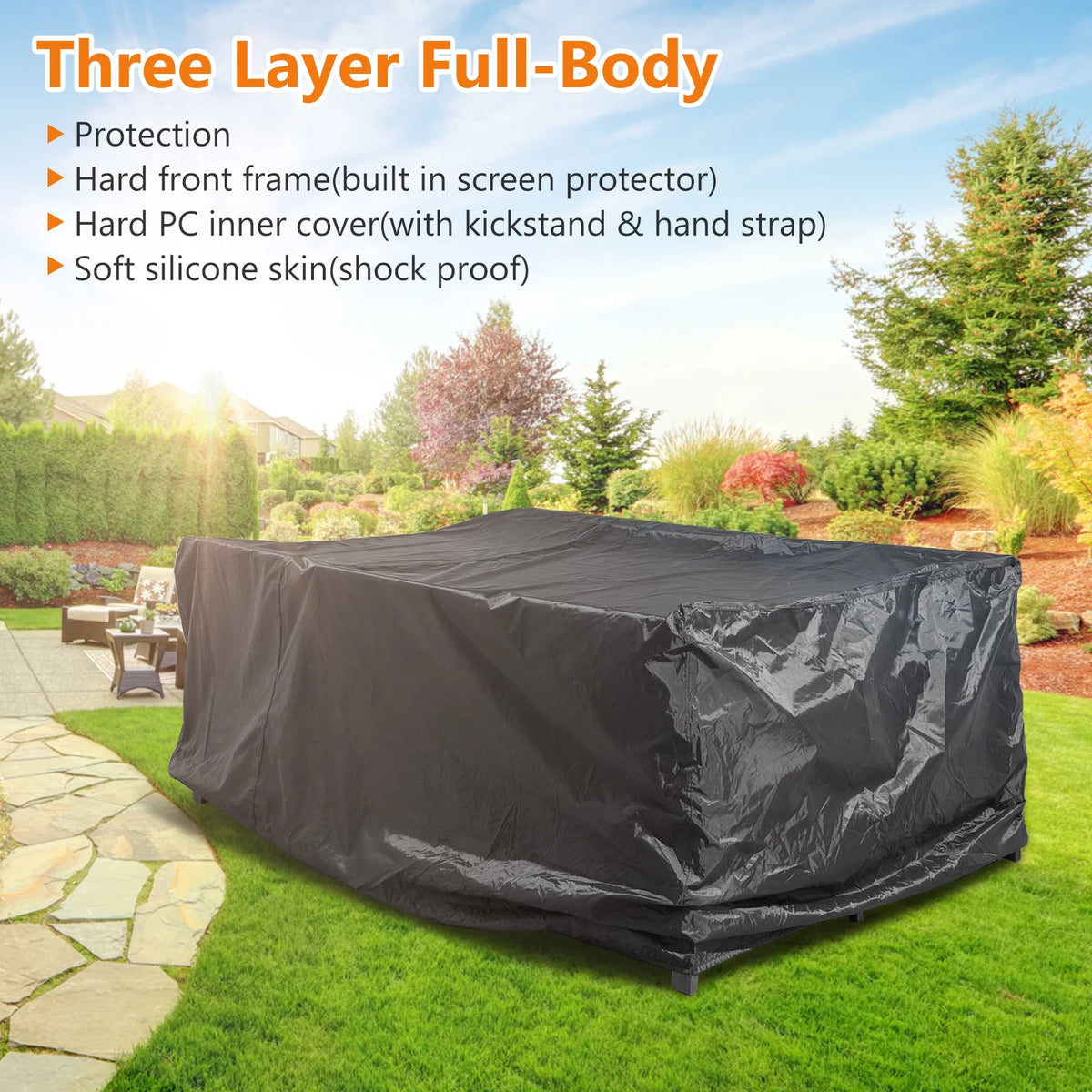 Housse imperméable pour mobilier de jardin – plusieurs tailles - APPRO-DISTRI