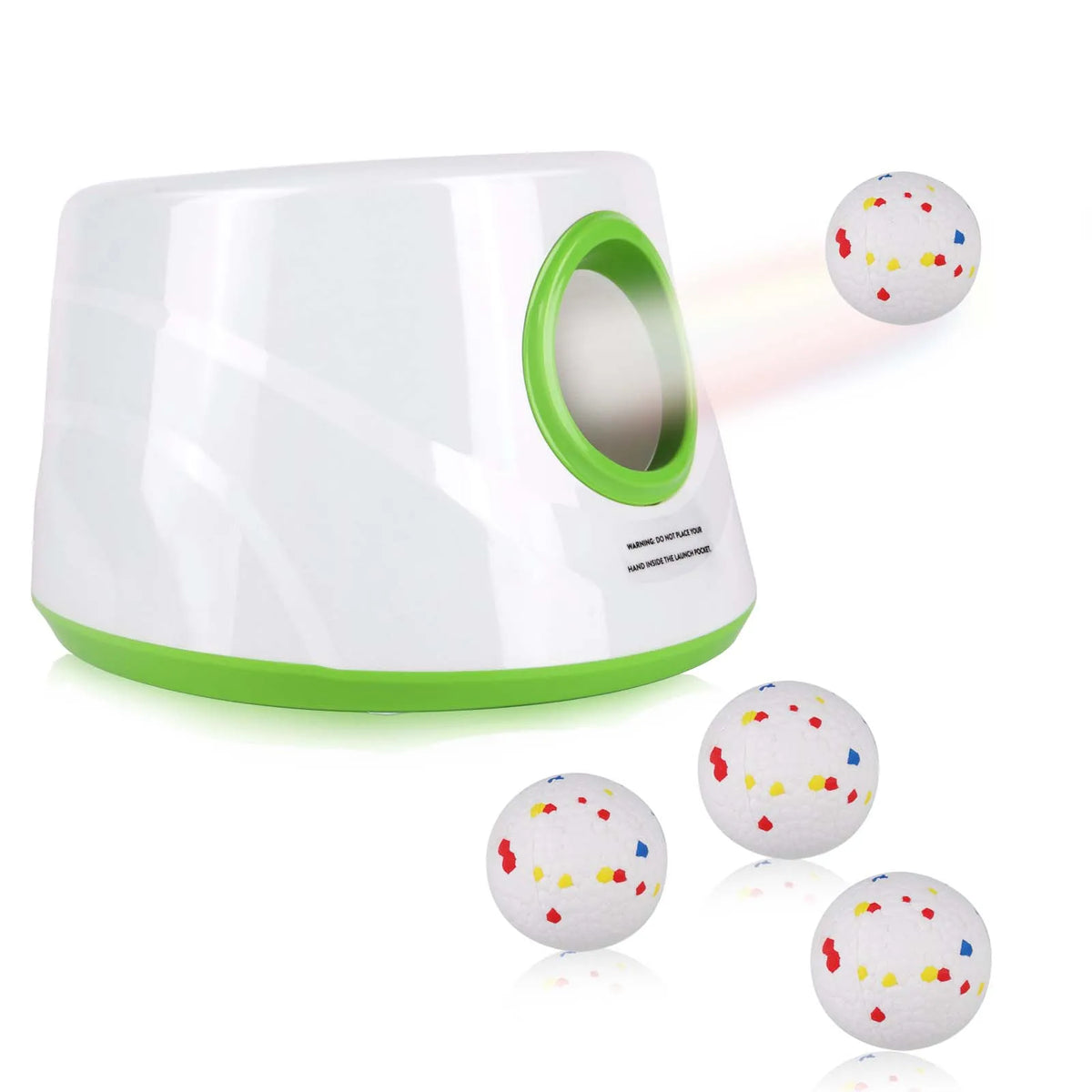Lanceur automatique de balles pour chien rechargeable