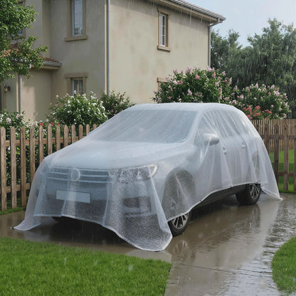 Bâche imperméable blanche Outsunny 6 × 4 m, 140 g/m² - APPRO-DISTRI
